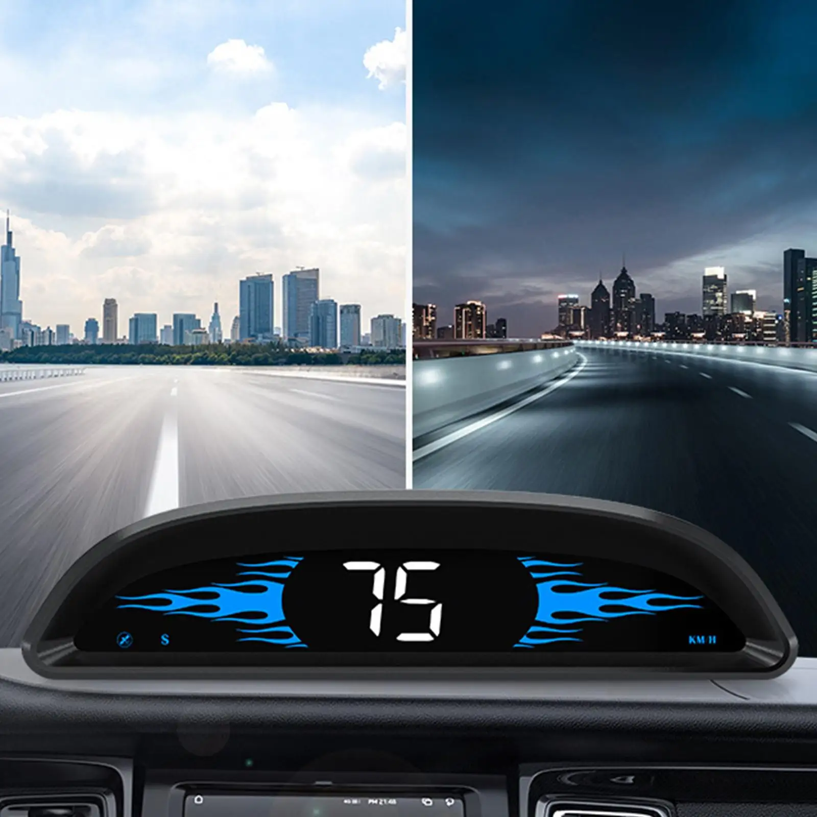 

Автомобильный дисплей HUD, GPS-датчик направления, компас, цифровой спидометр, USB-интерфейс для грузовиков, автомобилей, внедорожников