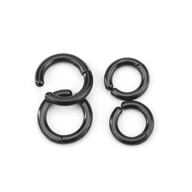

Dropshipping Titanium Steel Ear-hole-free Round Ear Clip for Men and Women with Minimalist Opening Fake Earrings Ear Buckle