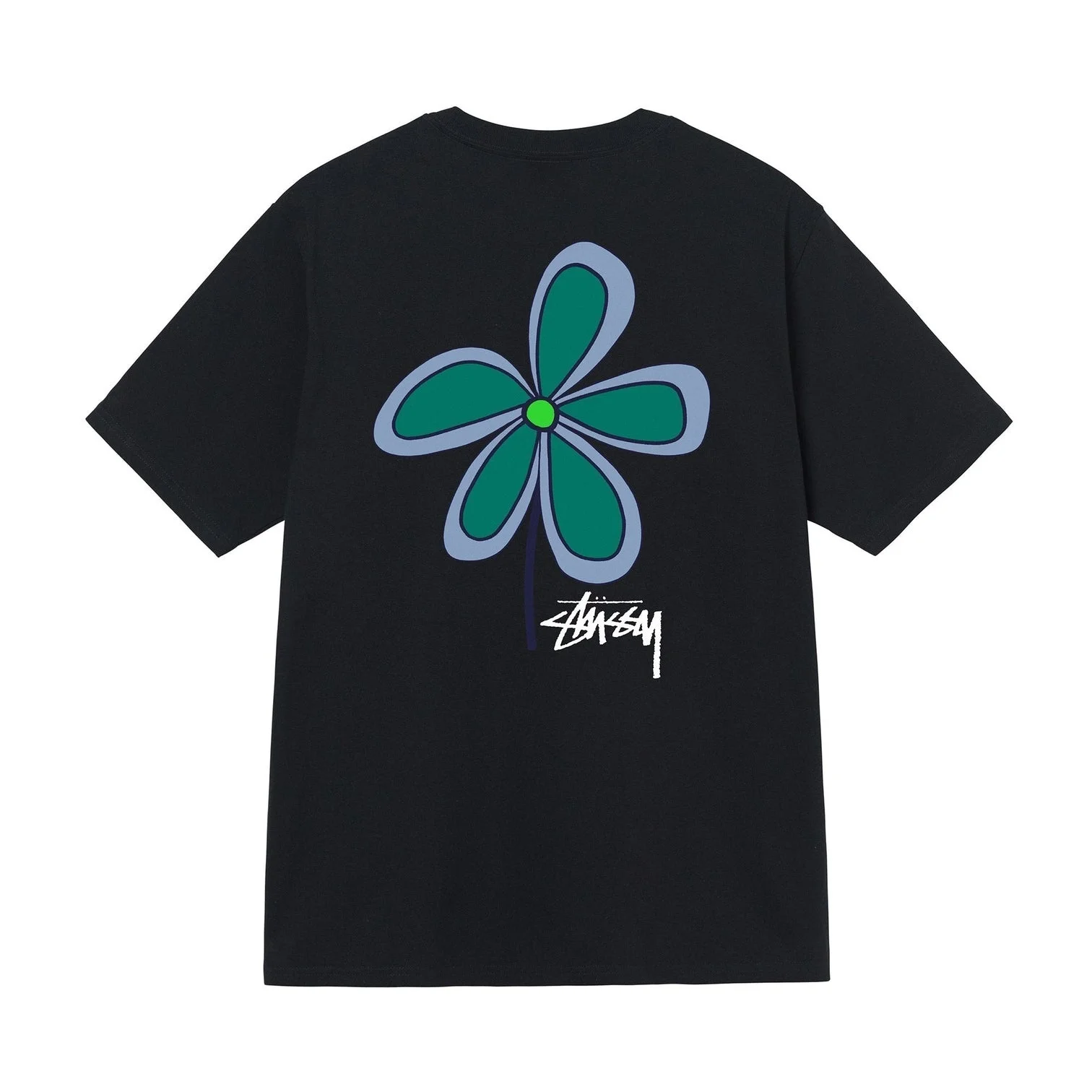 

Men Women Fashion floral graffiti printed short sleeve T-shirt for men and women lovers American fashion loose half sleeve