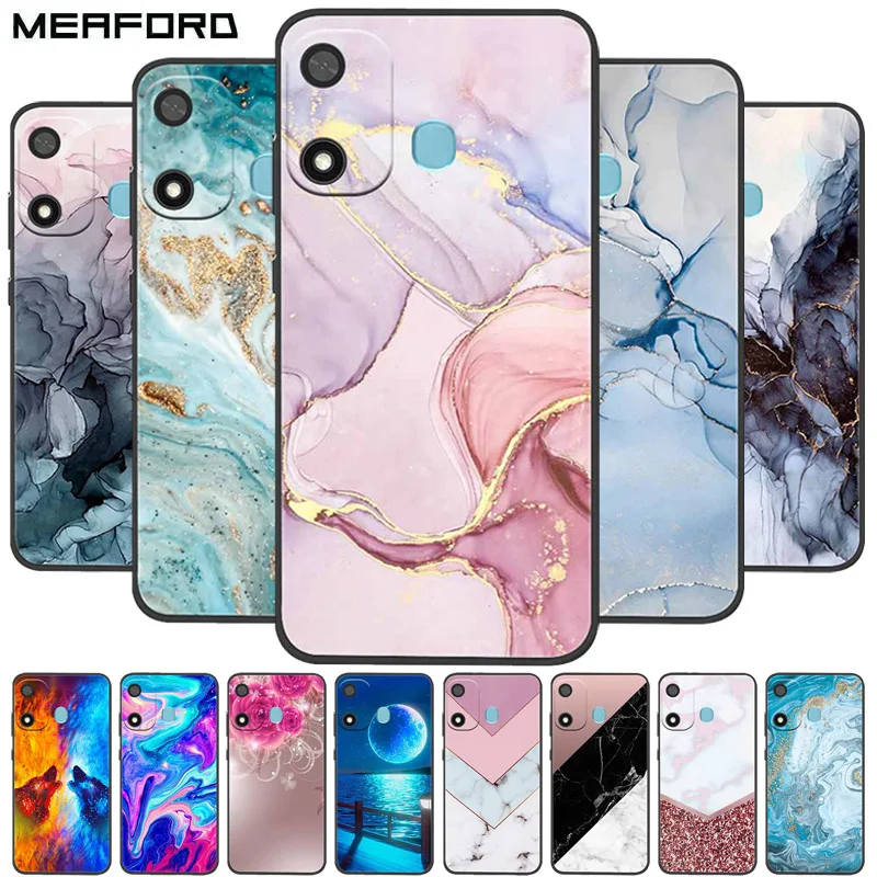 

For Coque Itel A27 a 27 Case A551L New Fashion Marble silicon Soft TPU Back Cover For Itel A27 / P17 Phone Cases ItelA27 Fundas