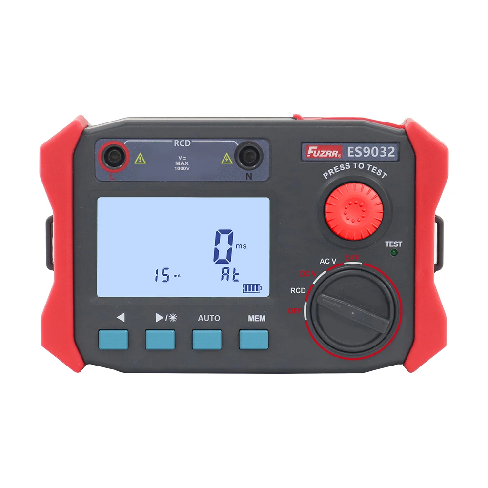 ES9032 Digitaler RCD-Tester Многофункциональный детектор центрифуги Тестер строчки