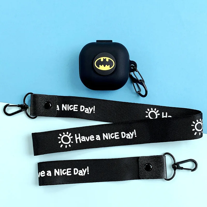 Чехол-брелок для Samsung Galaxy Buds Live Pro 2 Аксессуары для защиты от падений и ударов из мягкого силикона для наушников.