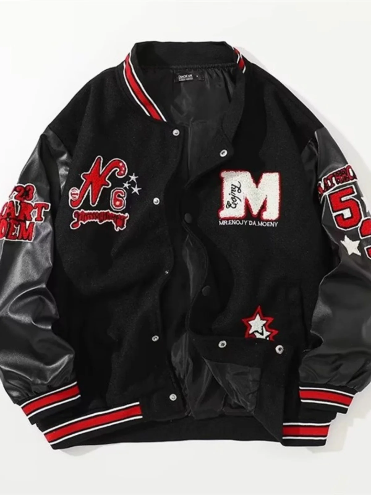 Extra Large 50.00kg American vintage Baseball Uniform Outerwear Men's and Women's Spring Autumn Couple look Casual Overf...