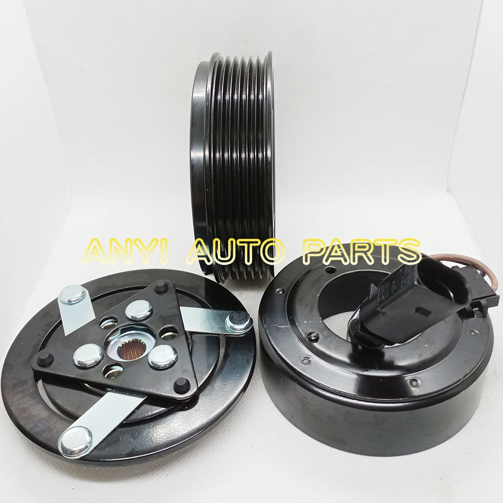 Фото Сцепление в сборе CA869 SANDEN SD6V12 6PK для VW FOX/GOL G4/POLO SKODA FABIA/ROOMSTER 6RF820803C / 6R0820803B / 5U0820803F №3