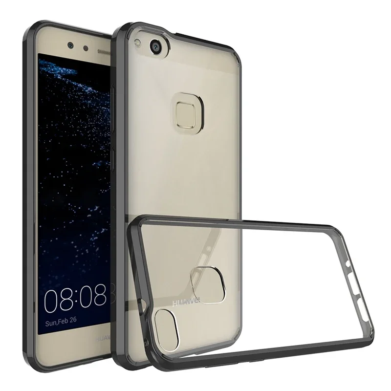 

Transparent Case For Huawei P10 Lite P10Lite Crystal Clear Back Cover Shockproof Carrying Bag Soft TPU / PC Mask Fundas Coque