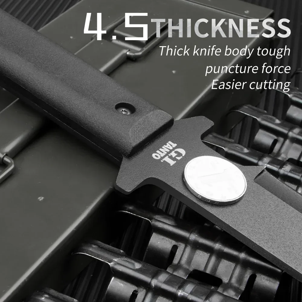 Нож с фиксированным лезвием и оболочкой Kydex 7CR13MOV стальной охотничий инструмент