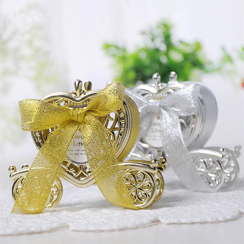 

Silver Gold Candy Box Sweet Candy Cookies Gift Box Storage Box Treasure Box Wedding Holiday Decoration