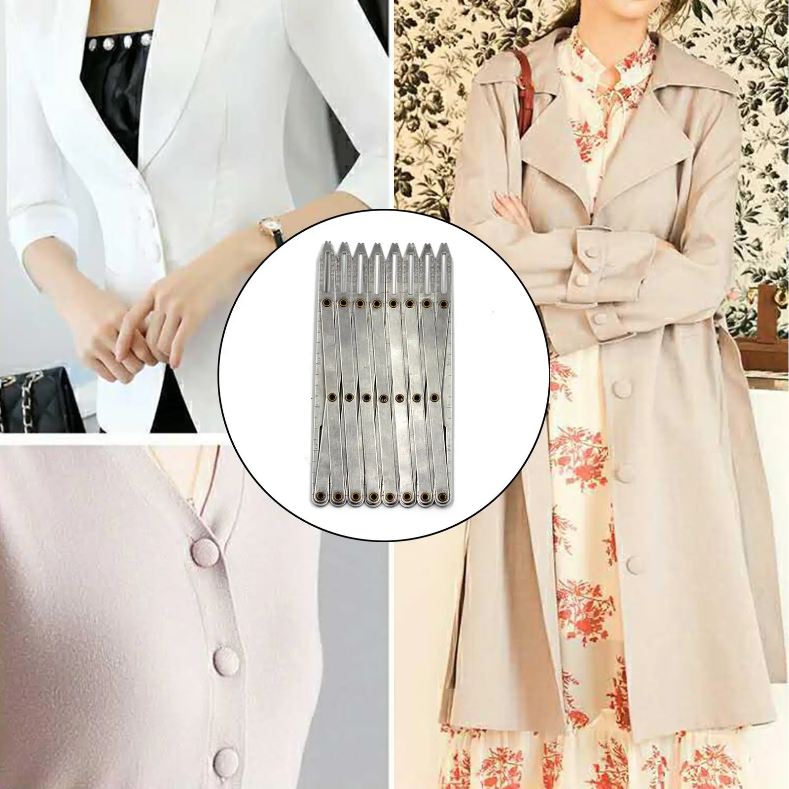 Швейный калибр расширяющаяся линейка для квилтинга драпировки портновского