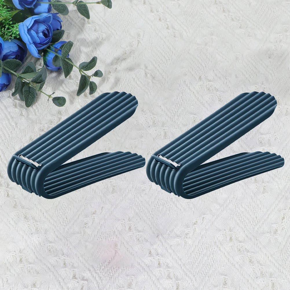 

2pcs Ruesable Practical Space Saving Lightweight Double Layers Shoes Rack Store