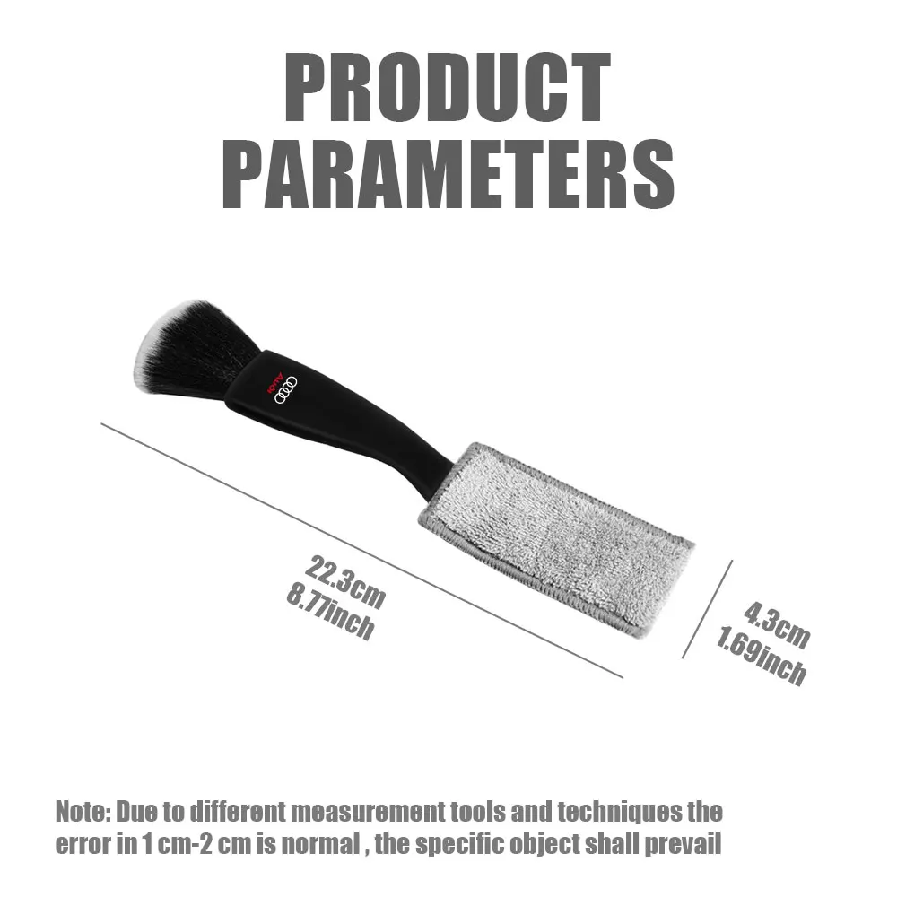 Автомобильная Двухсторонняя щетка для чистки и удаления пыли Audi A4 B8 8P A3 A5 A6 C7 A1 A7 A8