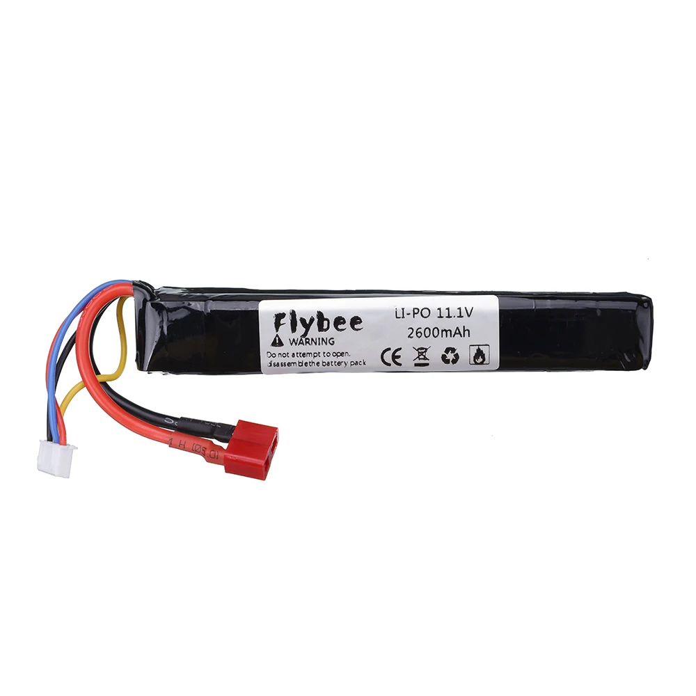 (T plug) RC водяной пистолет страйкбол LiPo батарея 11 1 В 3S 2600 мАч 30C для страйкбольного BB