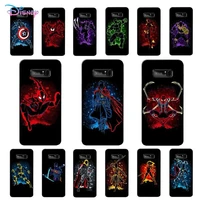 disney art superhero phone case for samsung note 5 7 8 9 10 20 pro plus lite ultra a21 12 72