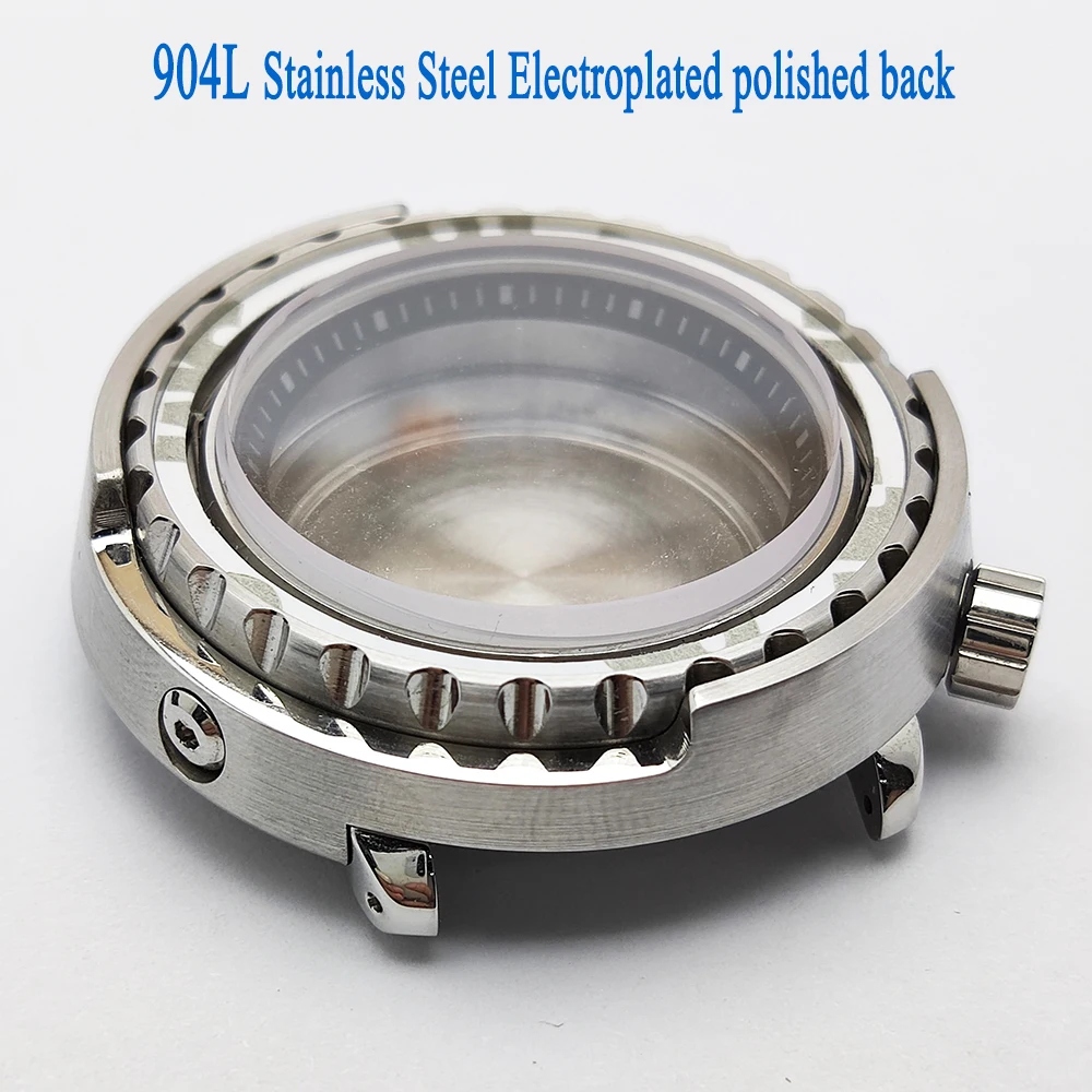 S Dial NH36 Case 45mm Watch Parts Titanium Tuna Can Case Sapphire 904L Stainless Steel For NH35NH36 Movement Seiko SBBN031 SK007
