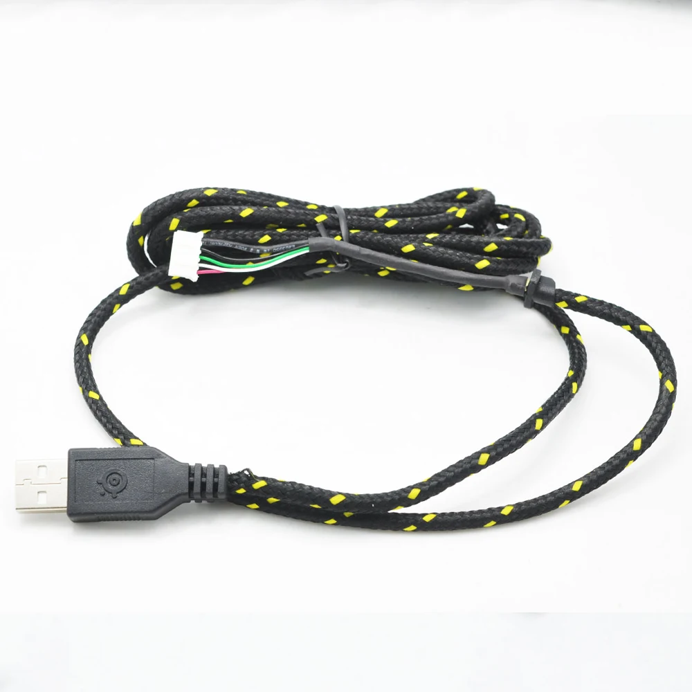 Сменный нейлоновый плетеный кабель удлинитель для ремонта провода для SteelSeries Raw Kinzu V3 V2 Sensei XAI kana Диабло III Navi Mouse