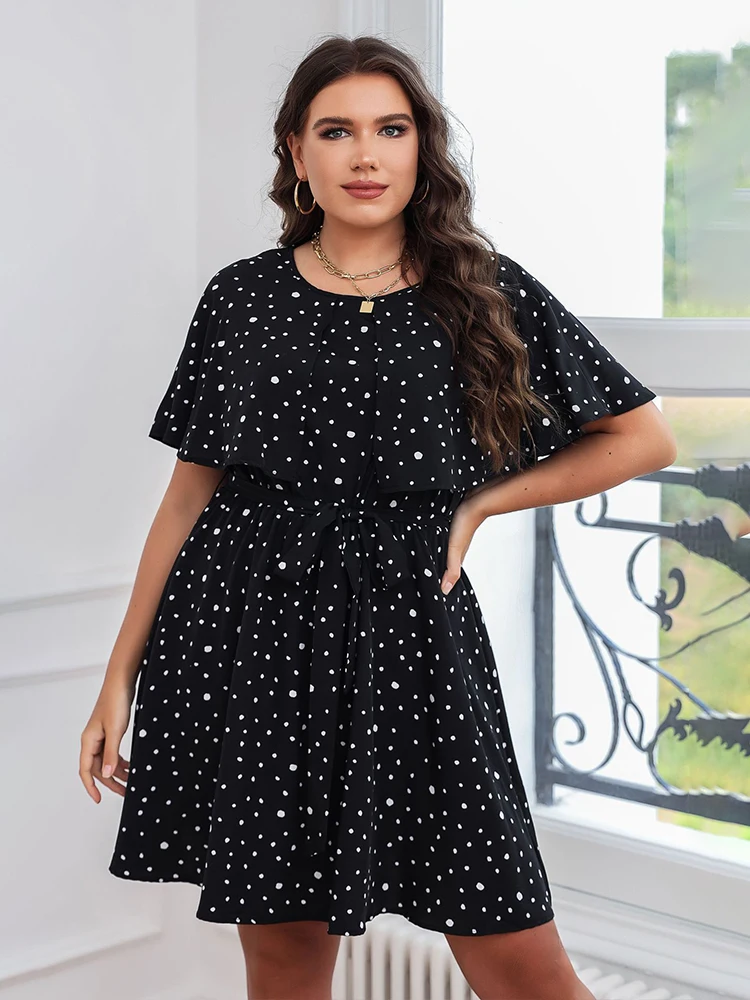 Рисунок 5 - Женское мини-платье в горошек