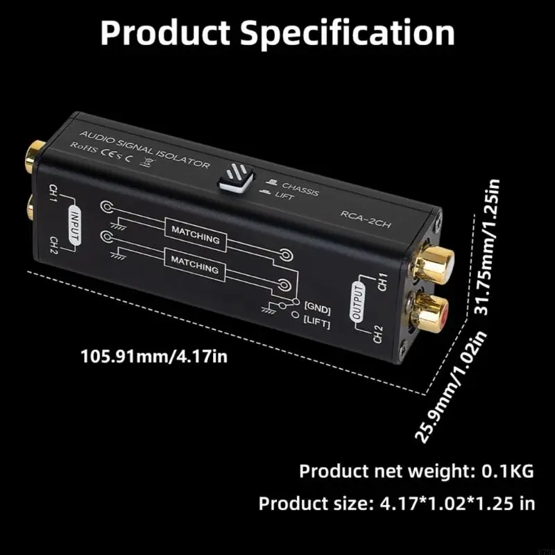 U75b Quality Sound Connection Ionsolator для любителей музыки