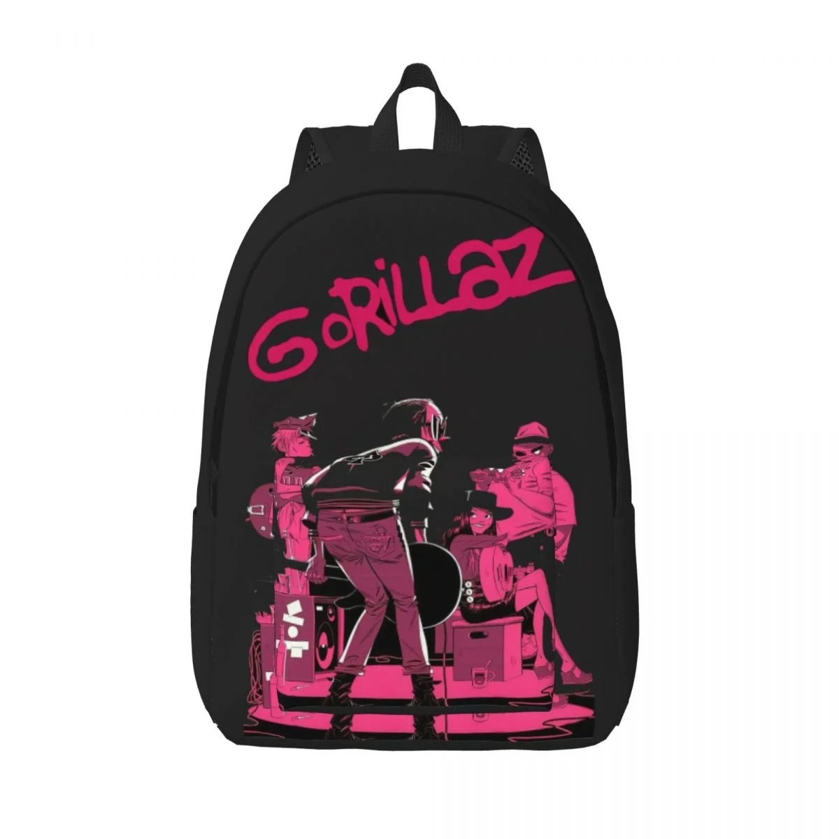 

Ретро Gorillaz для подростков, студентов, школьный книжный рюкзак, рок-рюкзак для начальной и старшей школы, спорта для колледжа