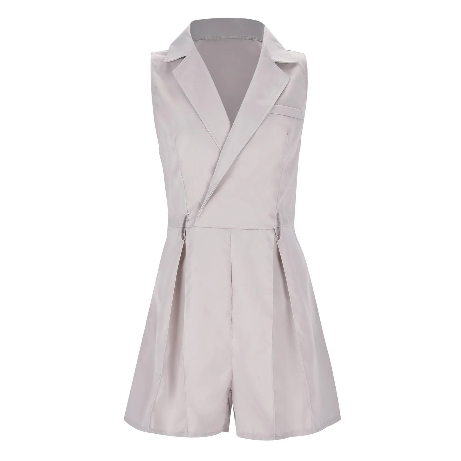 Женский модный весенне-летний темпераментный комбинезон с V-образным вырезом и