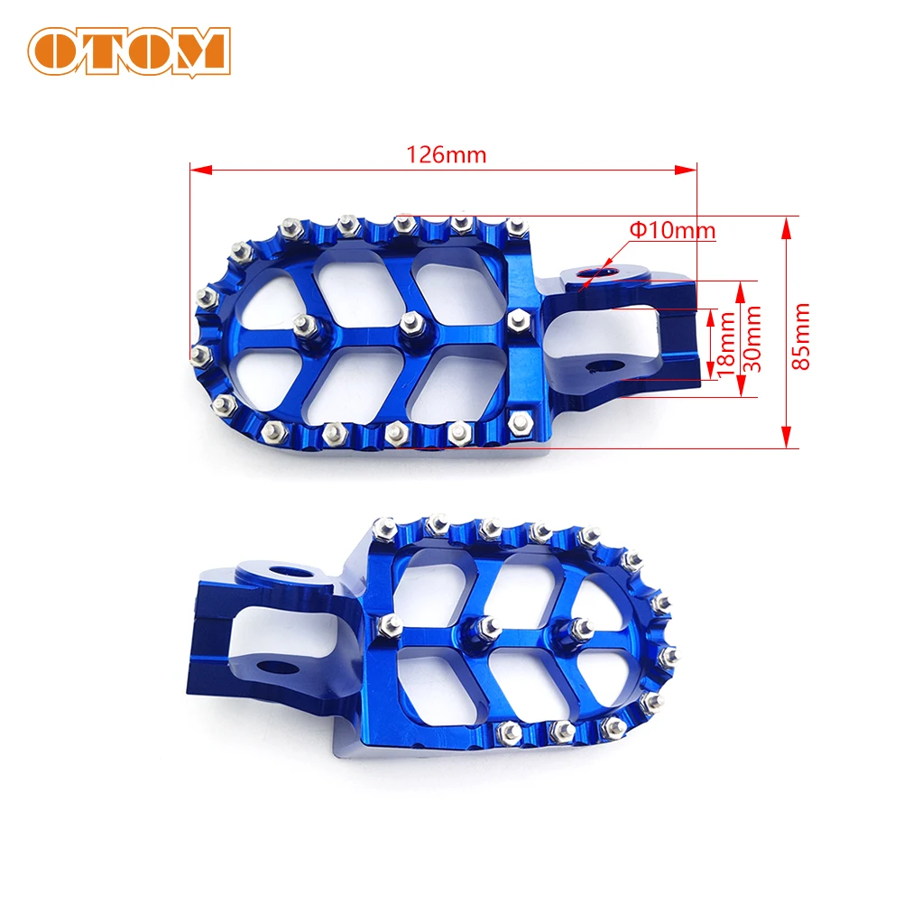 OTOM CNC Подножки подножки педали для KTM SX125 SX250 SXF EXC XC XCF 125 250 300 450 Мотоциклетные