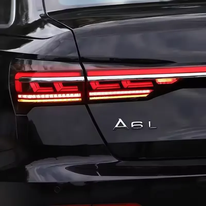 Фото Автомобильные запчасти: задние фонари для A6 A6L C8 2019-2021, светодиодные стоп-сигналы для A6 A6L, указатели поворота №3