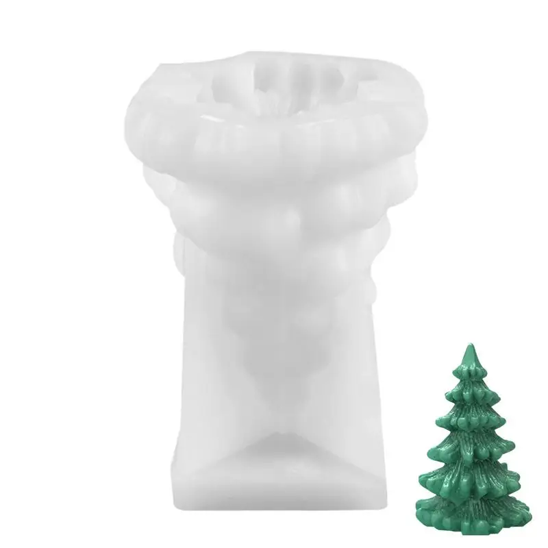 

Candle Silicone Mold Christmas Tree Candle Moulds Epoxy Resin Molds Silicone Soap Molds DIY Baking Molds Soap Molds For