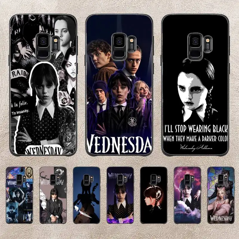 

Wednesday Addams Phone Case For Samsung Galaxy A51 A50 A71 A21s A31 A41 A10 A20 A70 A30 A22 A02s A13 A53 5G Cover Coque