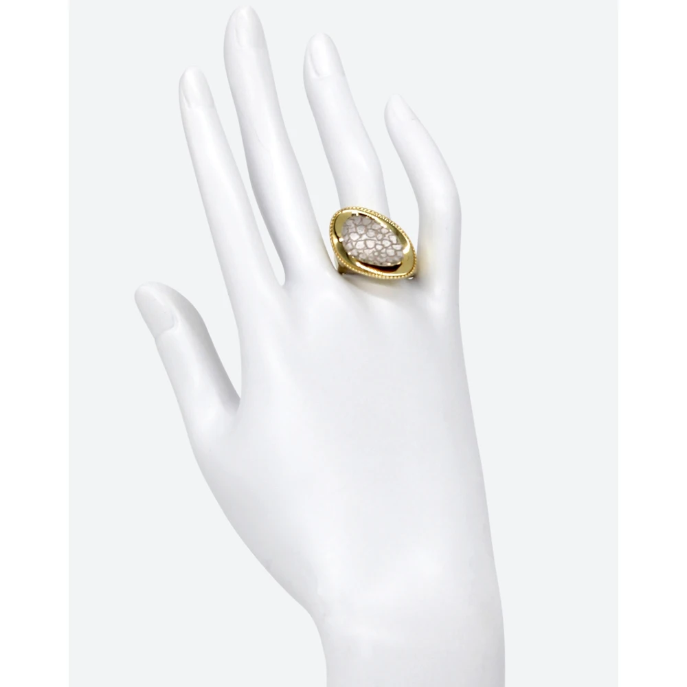 Кольцо золоченое серебро 925 проба Италия | Украшения и аксессуары