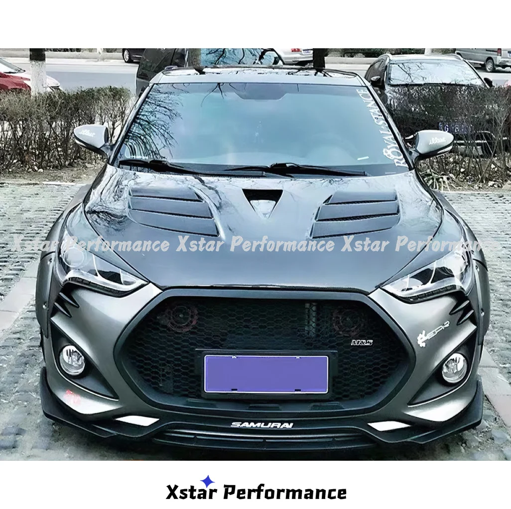 Vrs вентиляционная стильная капота из углеродного волокна для Hyundai Veloster 2011-2016