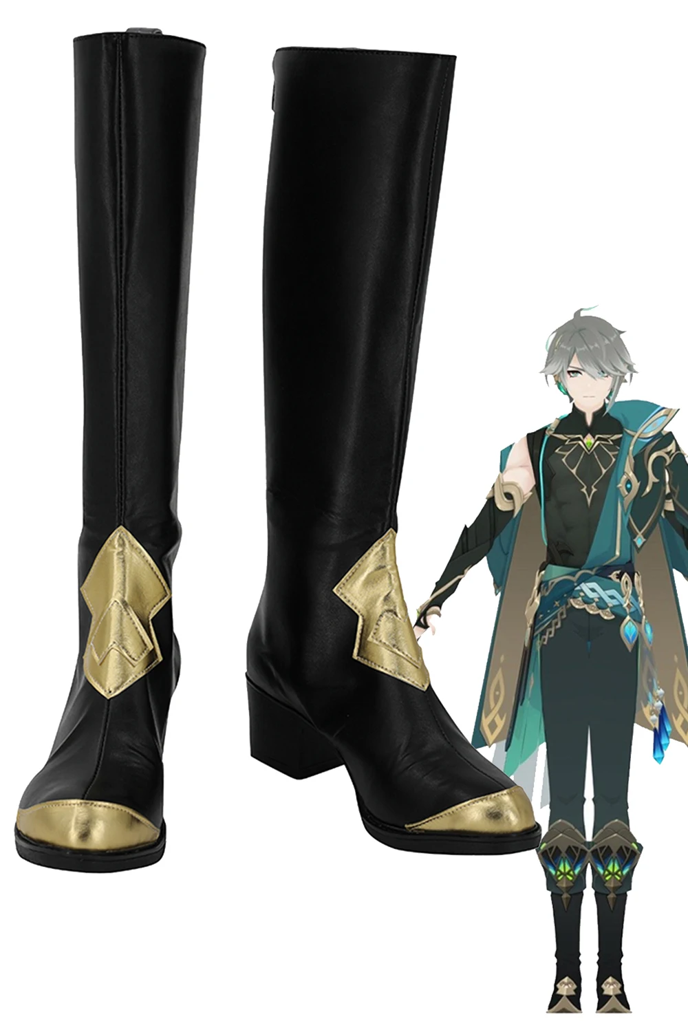 

Обувь для косплея alhaiтема, аксессуары для костюма Фэнтези, маскировка Game Genshin Impact, ботинки для взрослых, мужские костюмы на Хэллоуин, реквизит