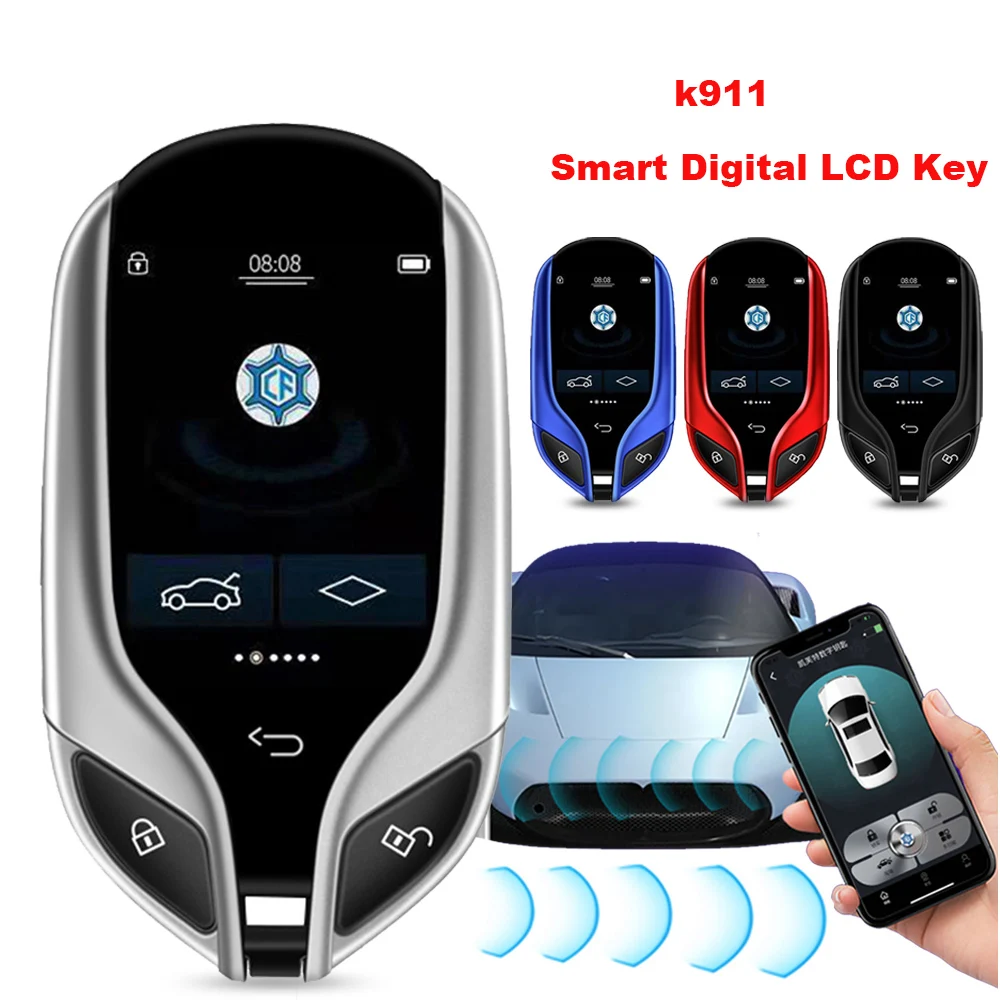 

Newest K911 PKE Keyless Entry System Smart LCD Key For Maserati Style For BMW For Lexus For Audi For VW Work with Mobile Phone