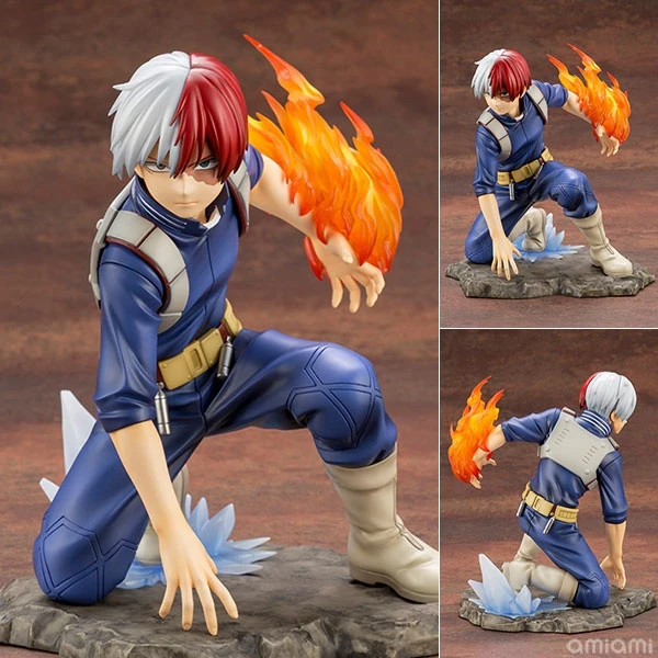 

2023 New Super Hero Comic Anime action Statue Boku no Hero Tomy ARTFX J Shoto Todoroki Figure Model Toys figurine