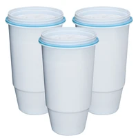 zr 017 5 stage pitcher water filter relacement for zerowater pitchers and dispensers pack of 3