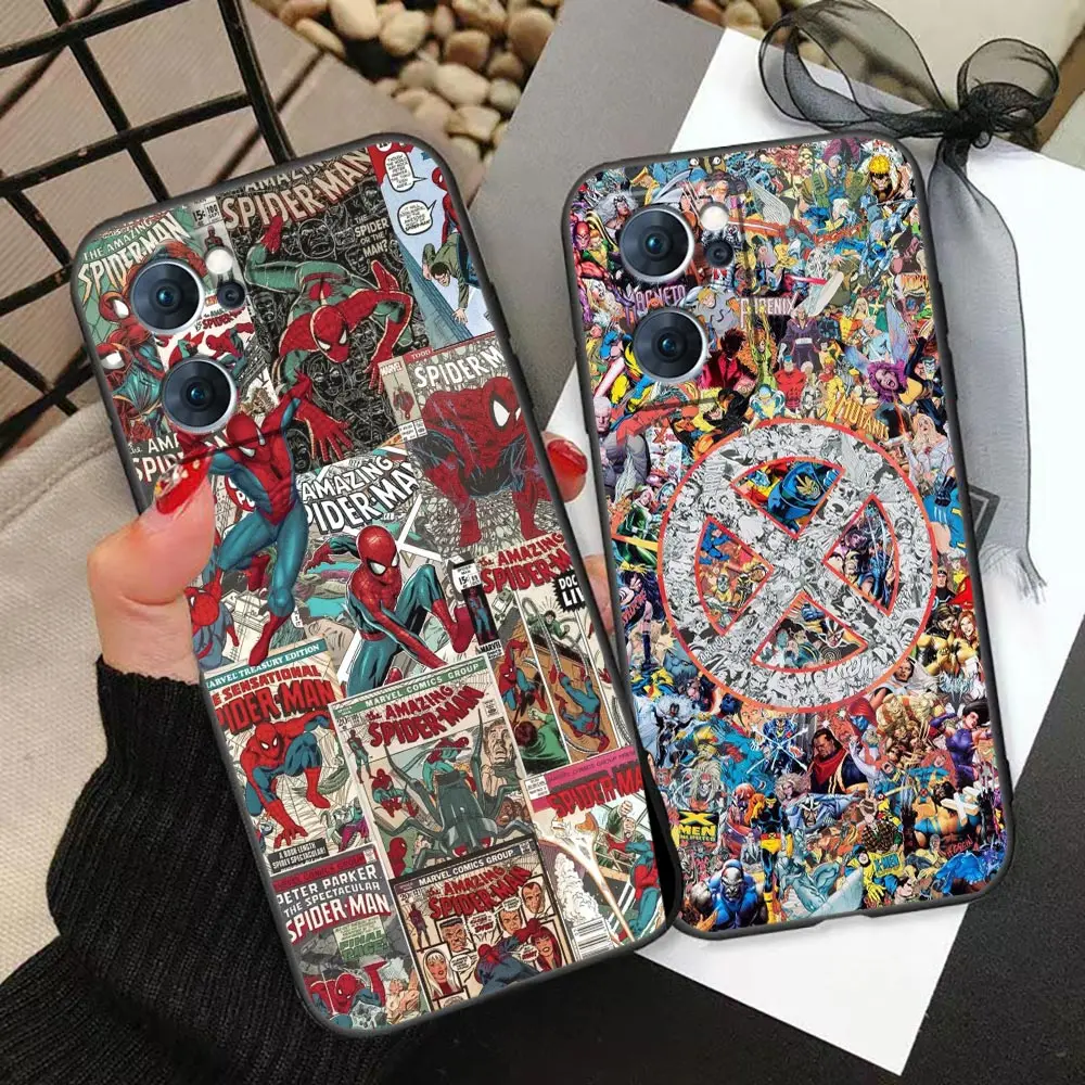 

Marvel Avengers Heros poster Comics Case For Oppo Realme C25 C21 C21Y C20 C12 C11 C3 C2 C1 XT GT GT2 X50 2020 2021 Pro Master 5G