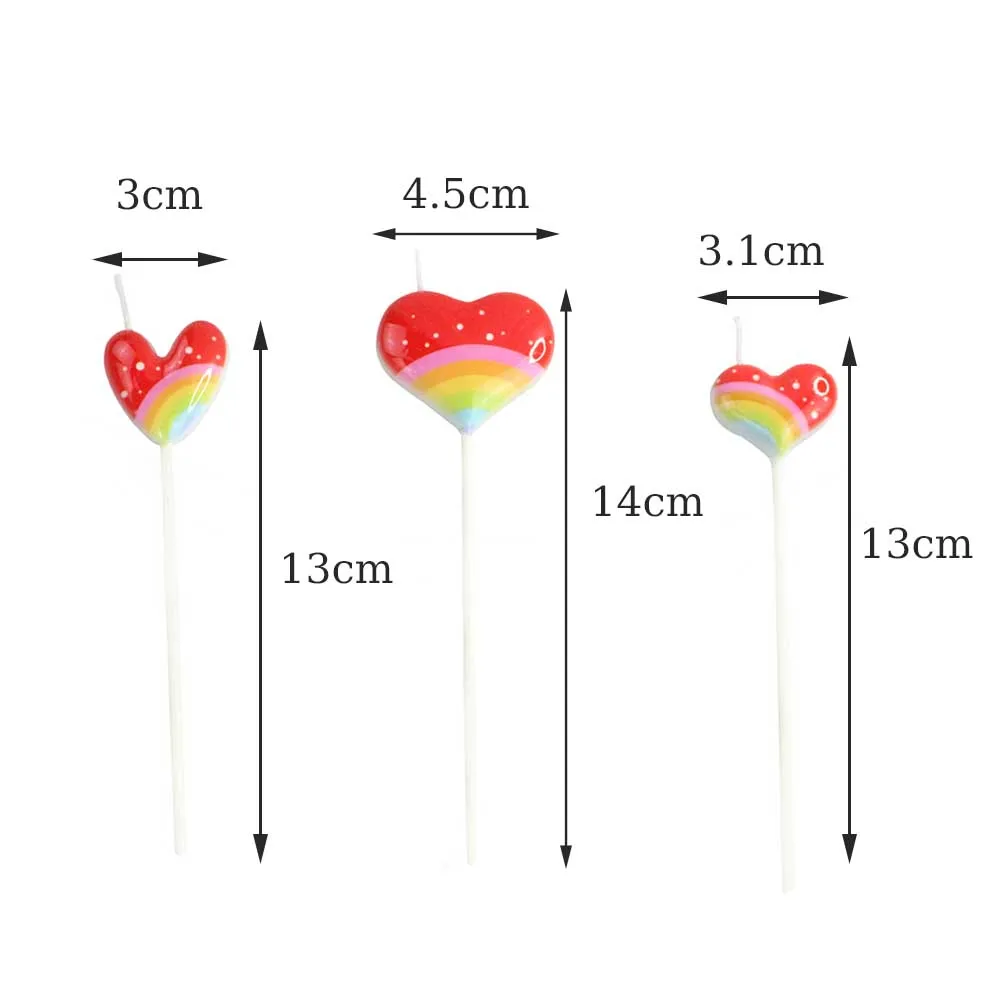 Новинка Золотая свеча в виде звезды для влюбленных на день рождения День Святого