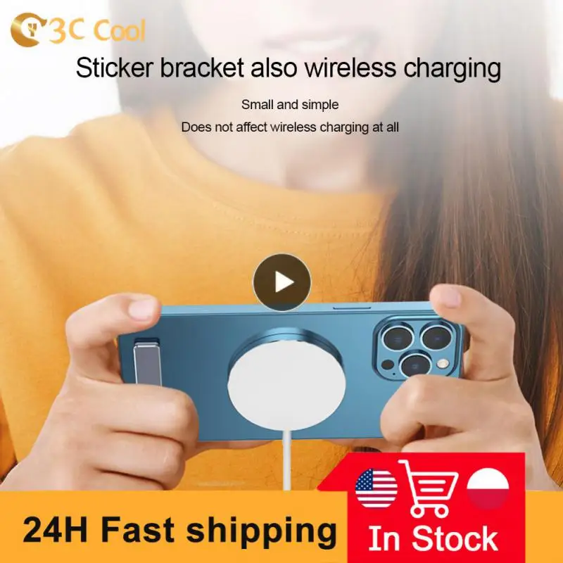 

Folding Phone Holder L-shape Folding Stand Desk Mount Holder Bracket Mini Lazy Bracket Aluminum Alloy Portable Invisible