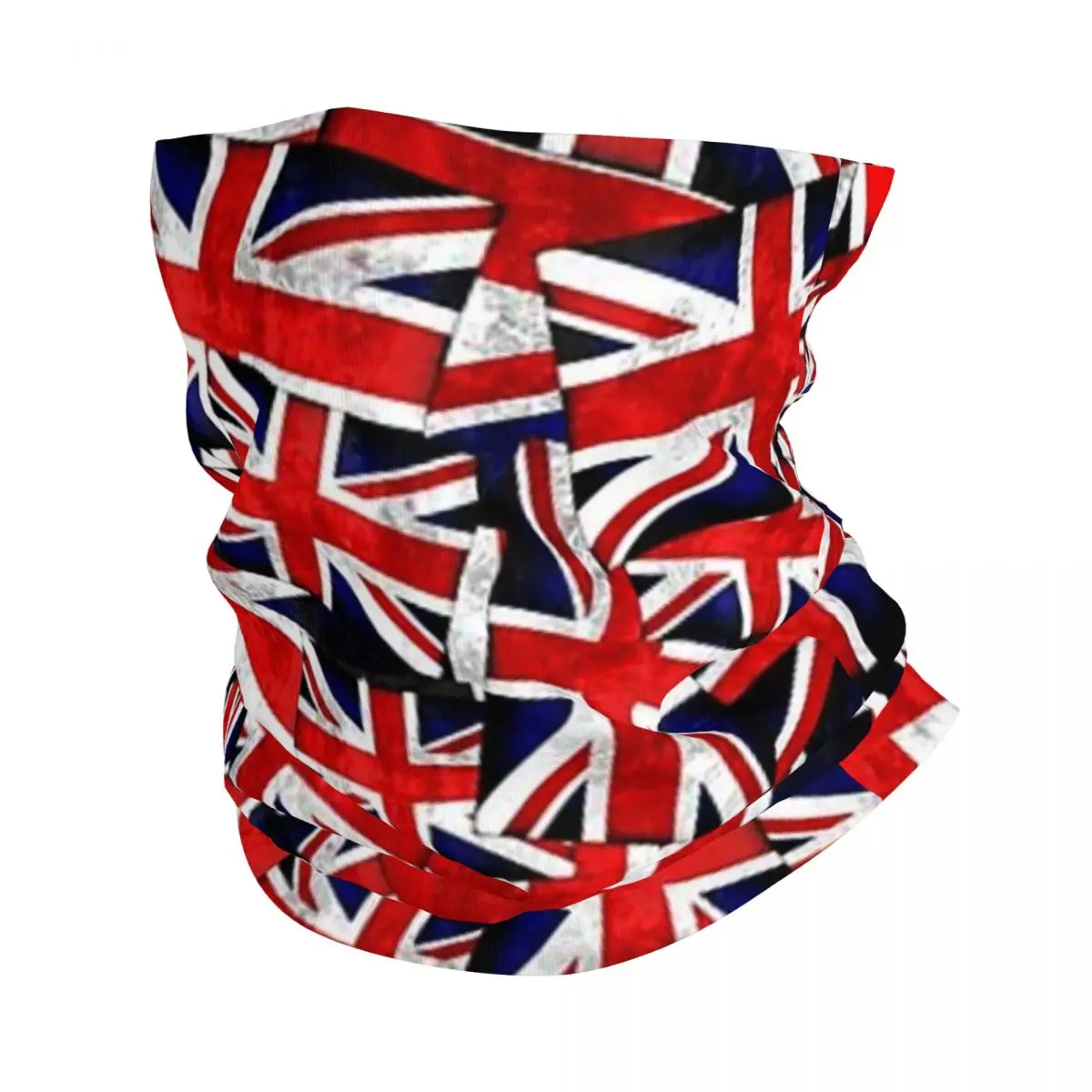 

British Flag Union Jack Bandana Neck Cover Printed Mask Scarf Multifunction Balaclava Outdoor Sports Unisex Adult Breathable