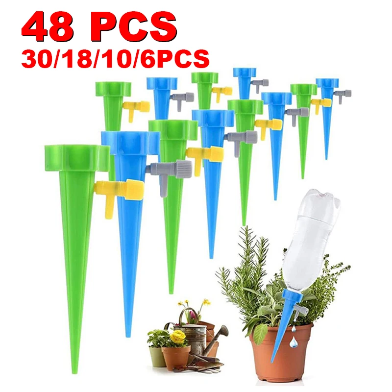 

Self Watering Kits Waterers Drip Irrigation Indoor Plant Watering Device Gardening Flowers and Plants Automatic Waterer Gadgets