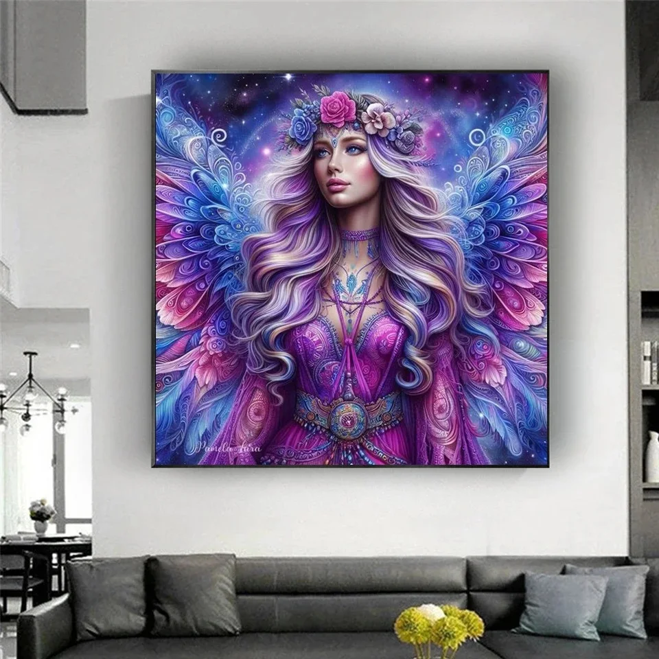 5D алмазная живопись портрет фея эльф полная вышивка ангел новая коллекция