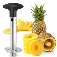 stainless steel pineapple cutter dropshipping pineapple slicer ananas corer easy core removal fruits tool kitchen accessories