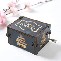 anime movie music box hand crank music box birthday gift surprise kids women men birthday gift vintage music box gift for wife