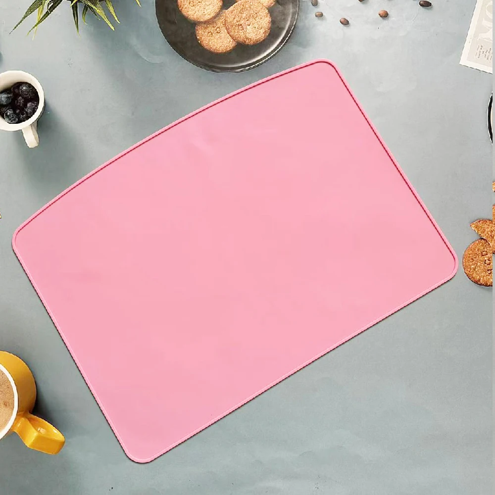 

New Silicone Tableware Pad Waterproof Placemat Table Mat Heat Insulation Anti-Skidding Washable Durable for Kitchen Dining