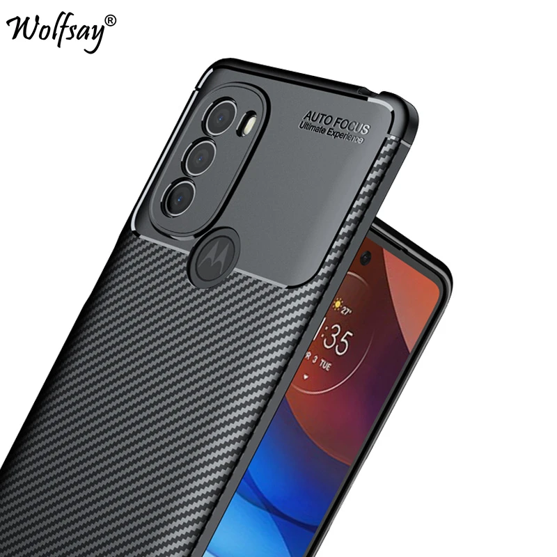 

For Motorola Moto G31 Case Bumper Silicon Carbon Fiber Back Cover Moto G31 G41 G71 G200 E20 Case For Moto G31 Back Fingerprint
