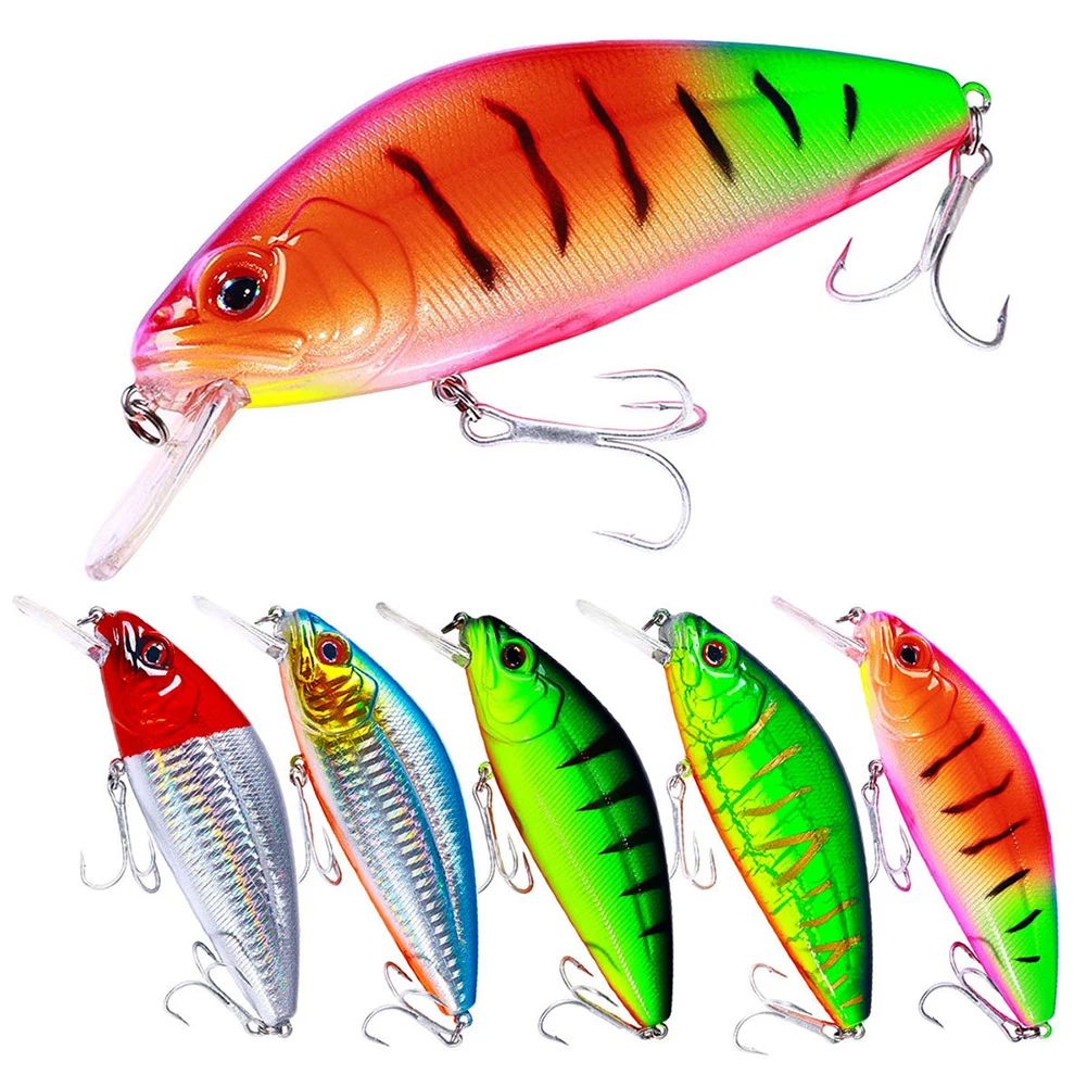 

1pc 9.5/12cm Artificial Bait Minnow Fishing Lure Bass Crankbait Tackle Wobbler 3D Eyes Bionic Fake Baits For Reshwater Saltwater