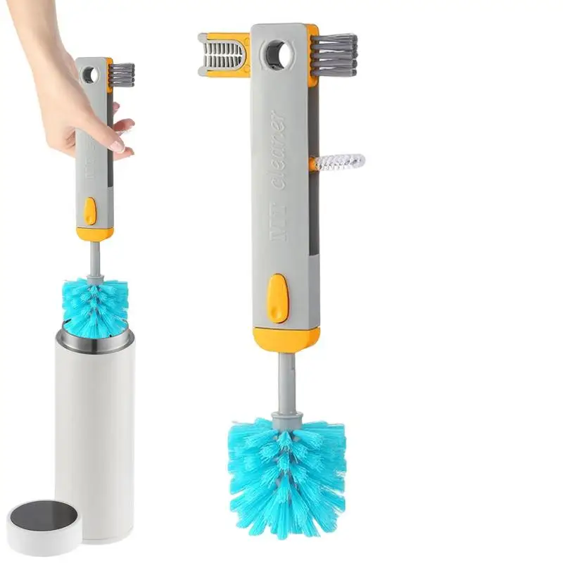 

Crevice Cleaning Brush Bottle Multifunctional Silicone Cup Mini Holder Water Bottle Gap Cleaner Dishwasher Safe Cleaning Tool