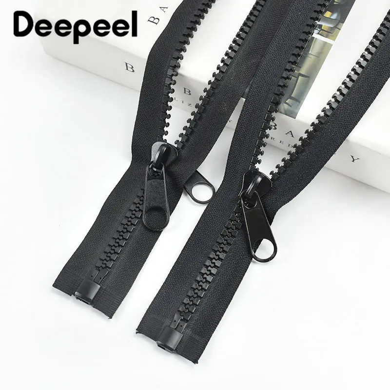 60-400 см 10 # Длинная черная смоляная молния открытые односторонние двусторонние