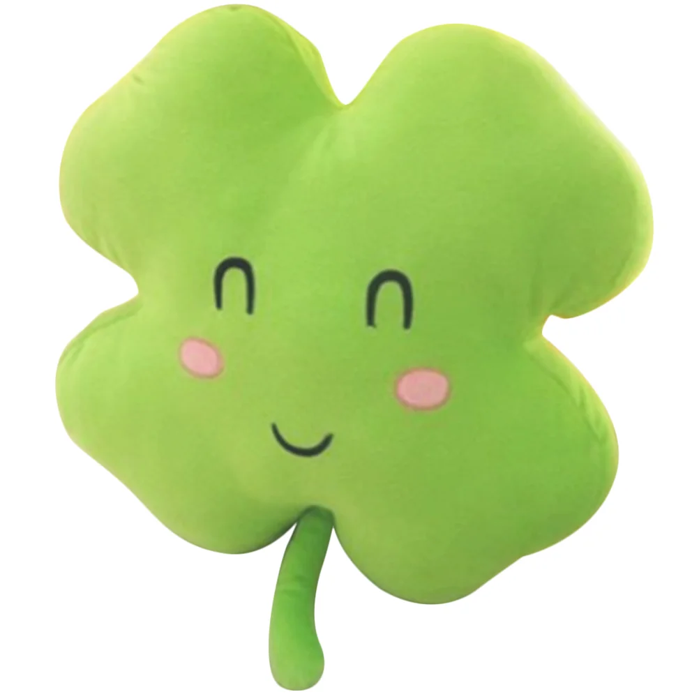 

Pillow Throw Plush Stuffed Leaf Day Patricks Toy Four Pillows Couch Sofa Animal Lucky Patrick Aesthetic Shamrock Fortune Room