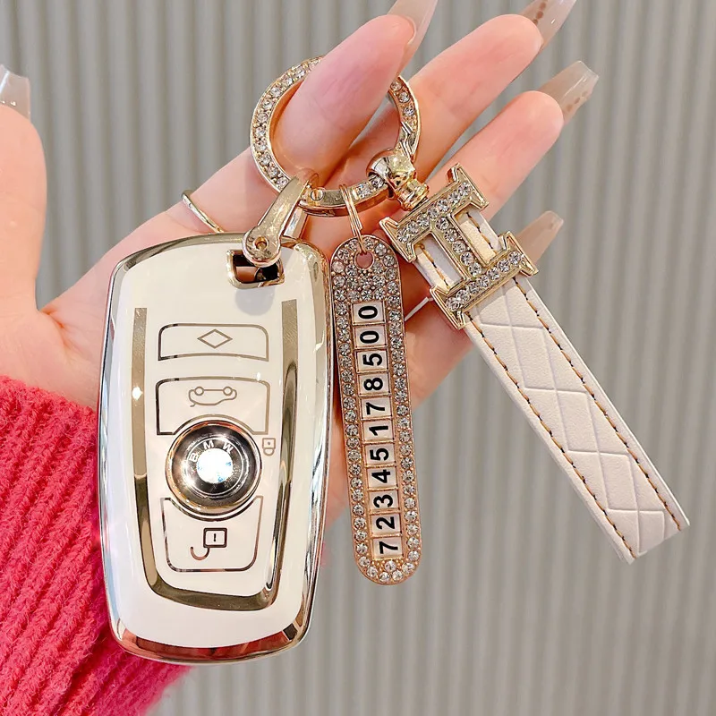 

For BMW key case cover 5 Series 530 key case 3 Series 7 series 1 Series x1 x4 x5 x6 x2 x3 blade 320li high-end buckle female