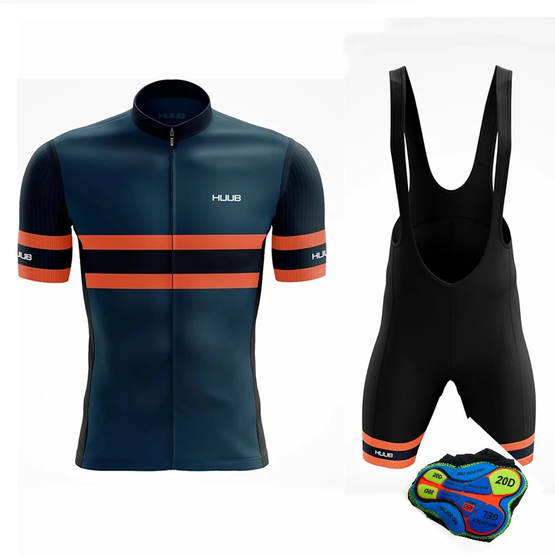 

Комплект одежды HUUB мужской для езды на велосипеде, комплект из джерси и шорт для горного велосипеда, лето 2022
