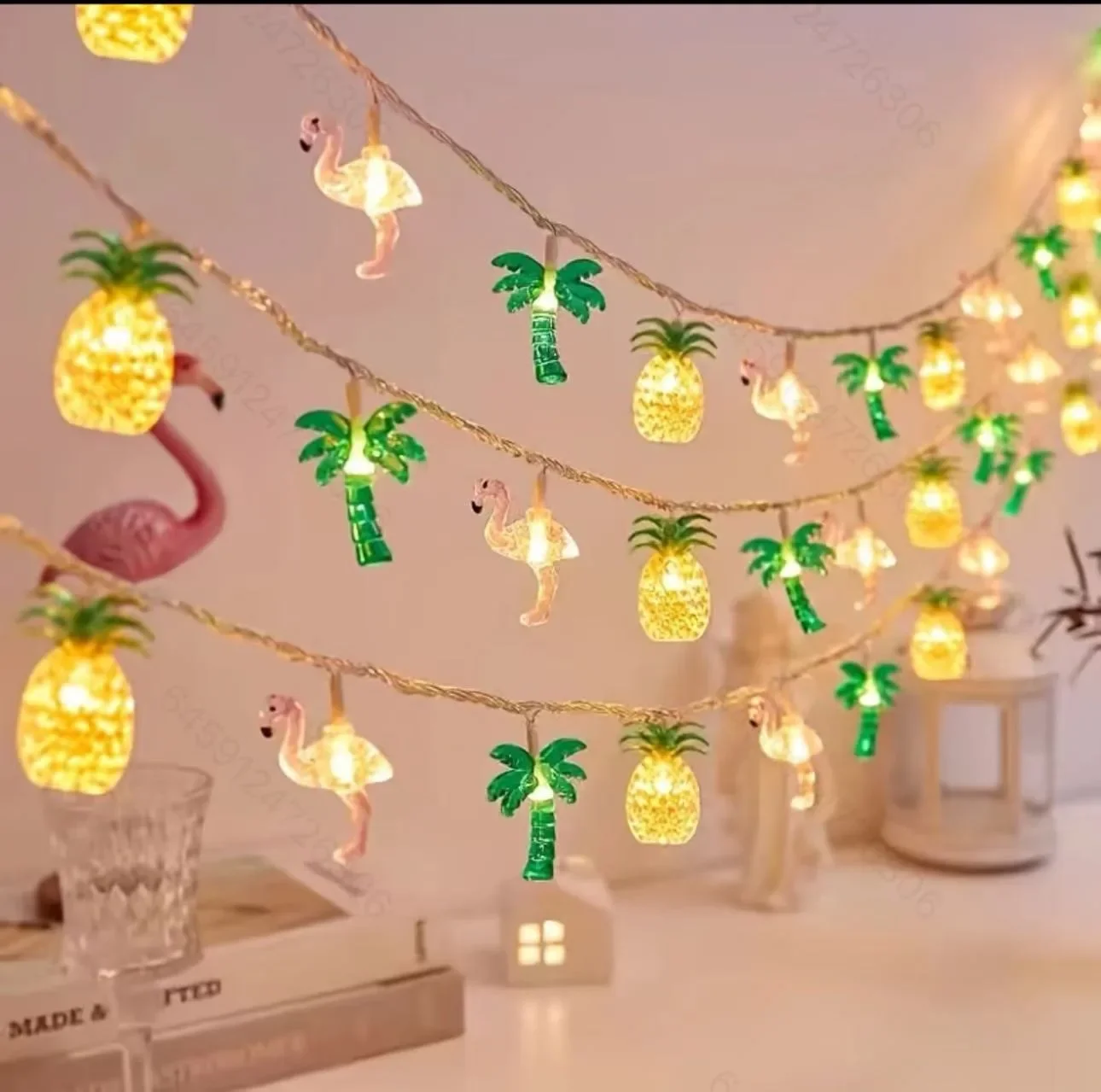 

Светодиодная гирлянда "Фламинго", 10 LED, 1,5 м