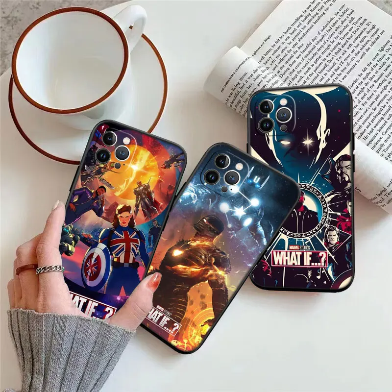 Marvel What If новый чехол для мобильных телефонов iPhone 16 15 14 13 12 Pro Max Plus Mini